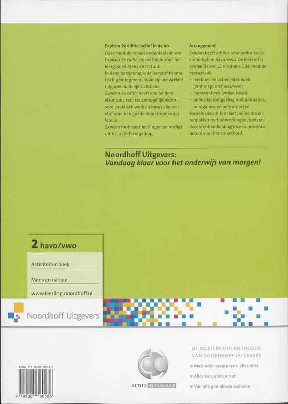 Achterkant van Activiteitenboek