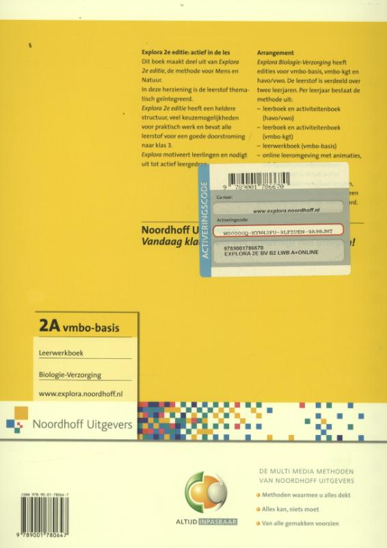 Achterkant van Leerwerkboek