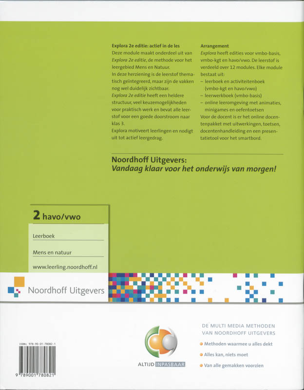 Achterkant van Leerboek