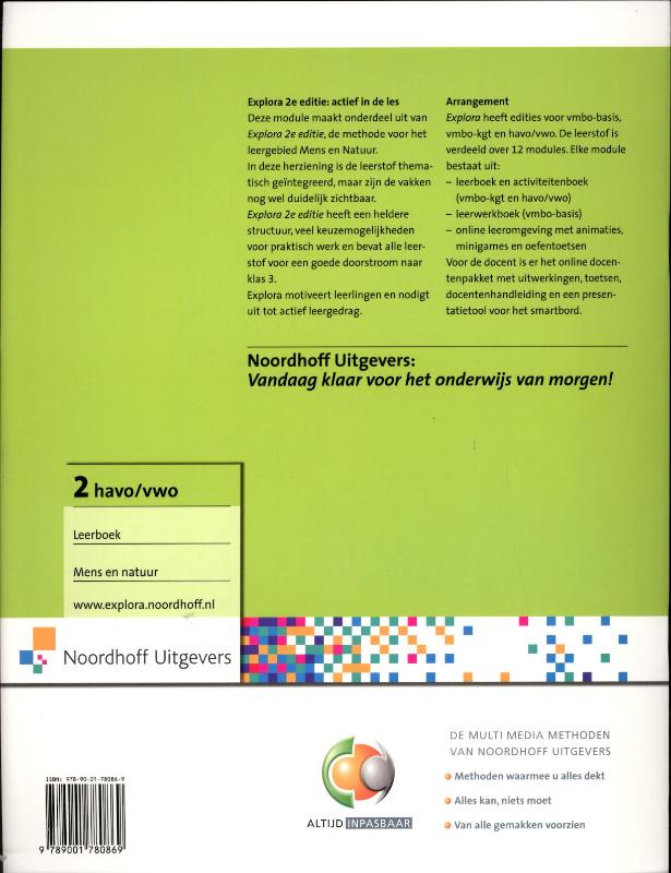 Achterkant van Leerboek