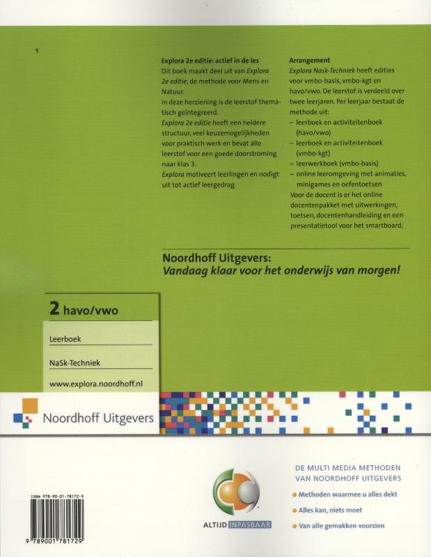 Achterkant van Leerboek