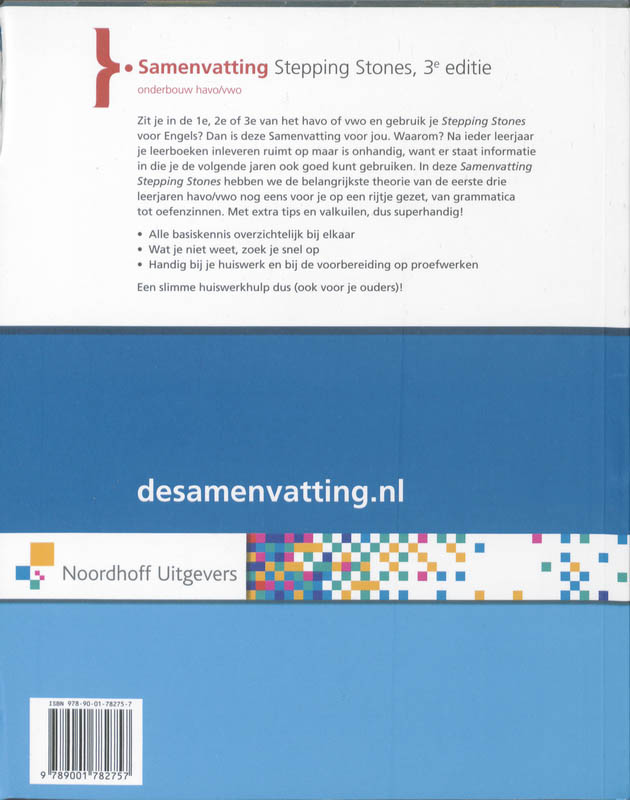 Achterkant van Samenvatting