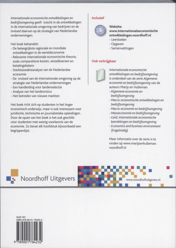 Achterkant van Internationale economische ontwikkelingen en bedrijfsomgeving