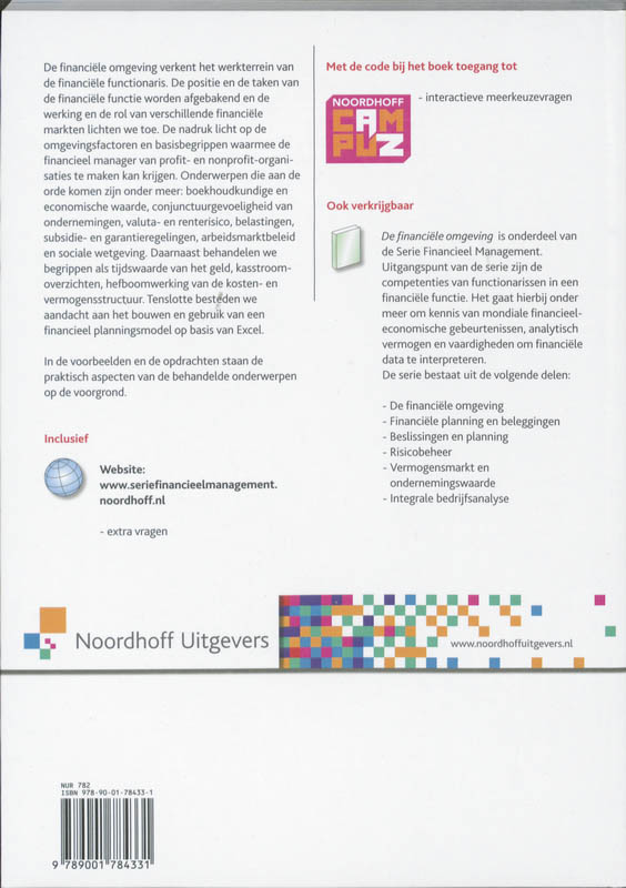 Achterkant van De financiële functie: De financiële omgeving