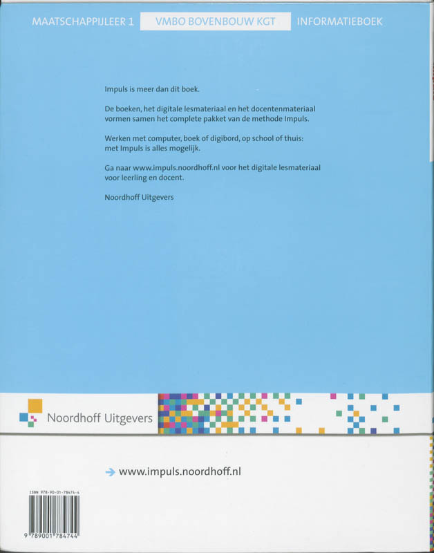 Achterkant van Leerboek vmbo-kgt