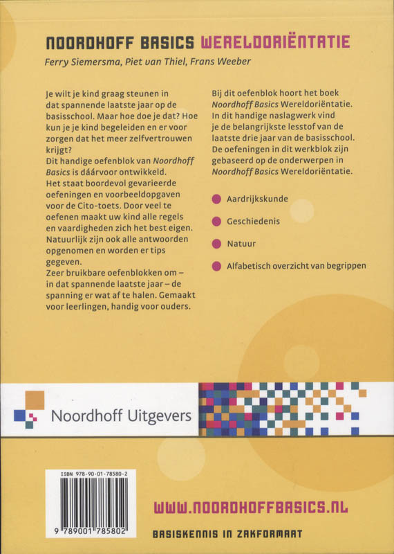 Achterkant van Oefenblok