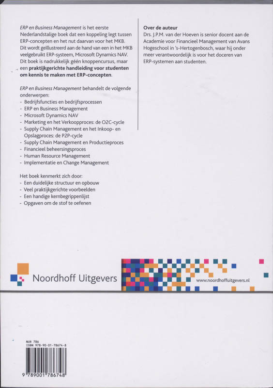 Achterkant van ERP en Business Management