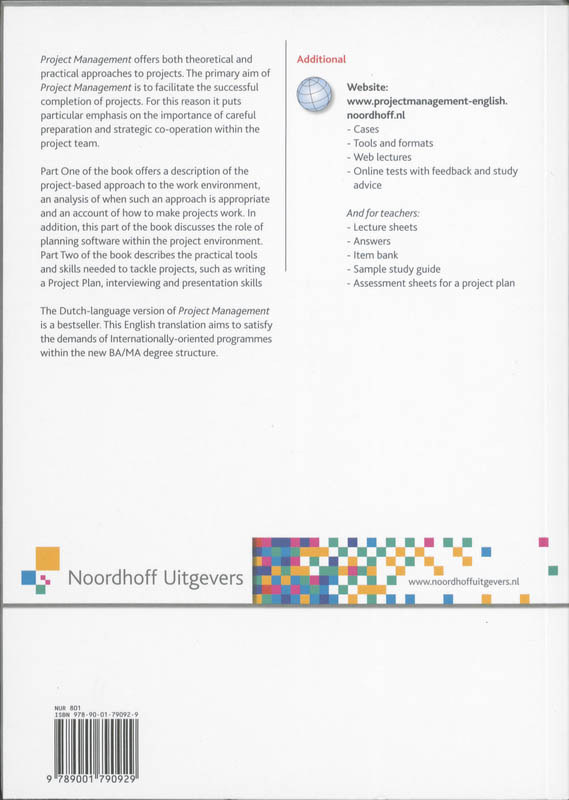 Achterkant van Projectmanagement