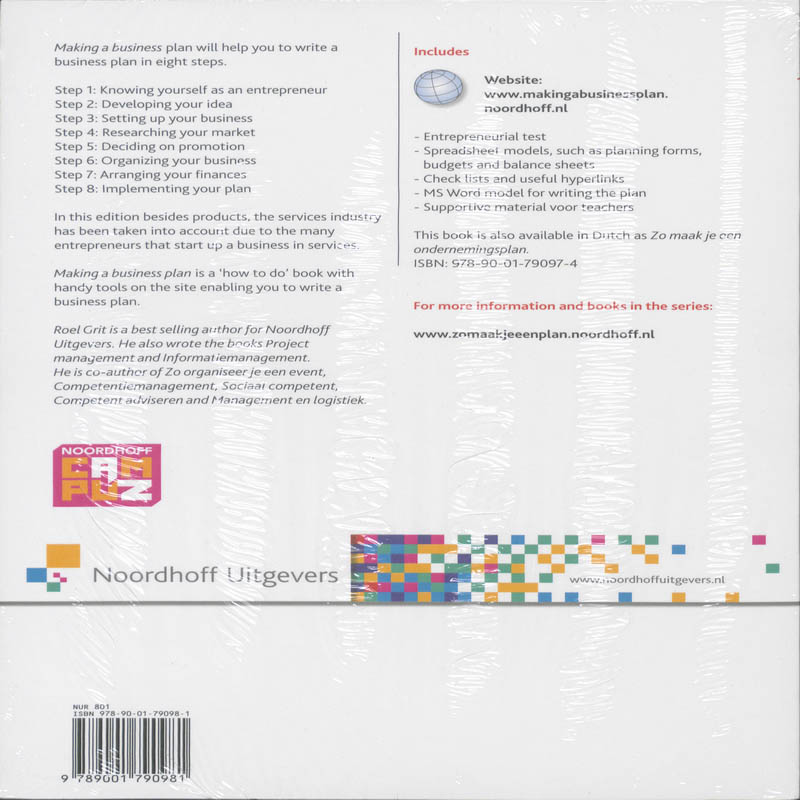 Achterkant van Making a business plan