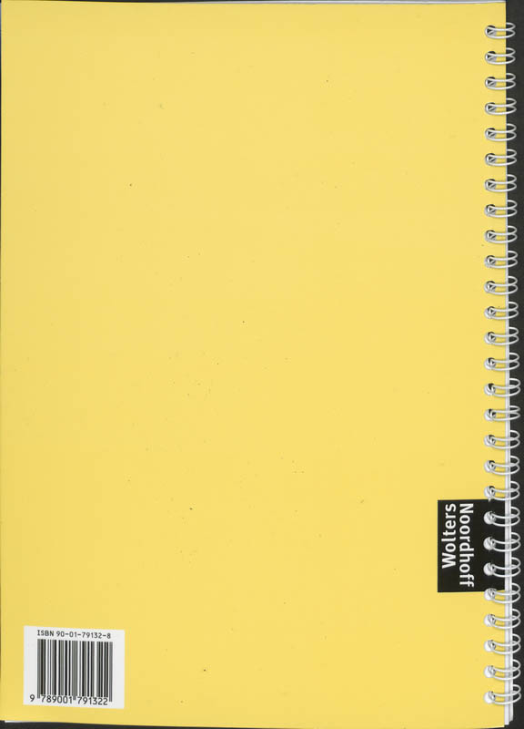 Achterkant van Werkblok