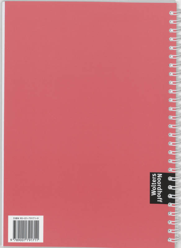 Achterkant van Kader werkboek