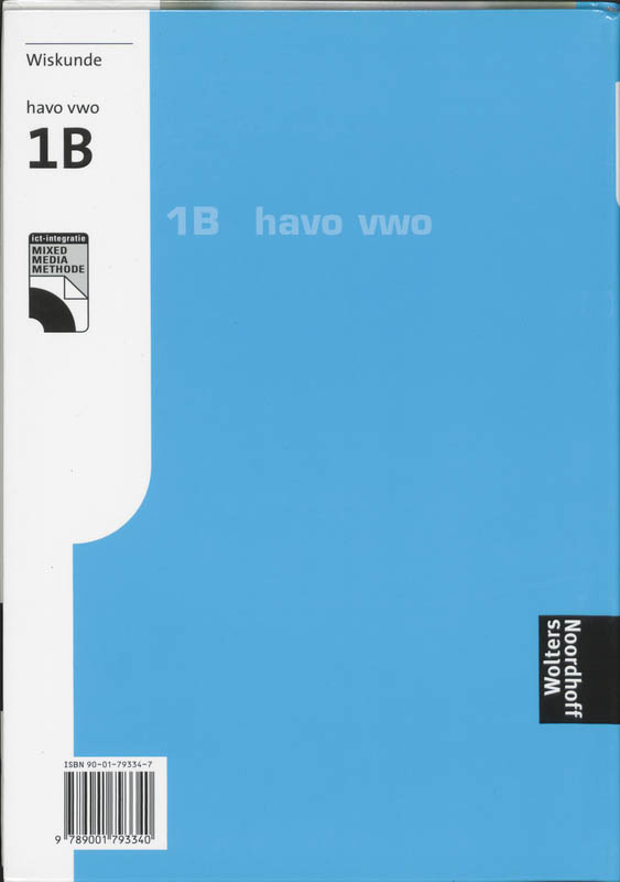 Achterkant van Leerboek