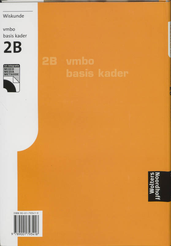 Achterkant van Basis kader