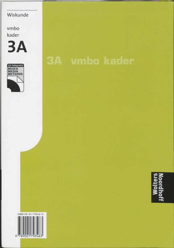 Achterkant van Leerboek