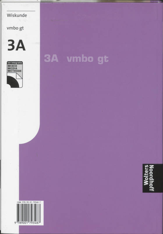 Achterkant van Leerboek