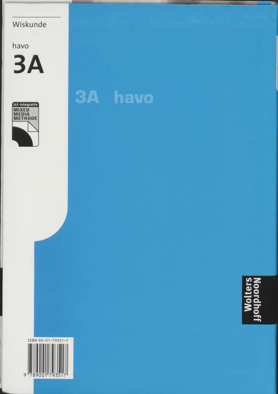 Achterkant van Leerboek