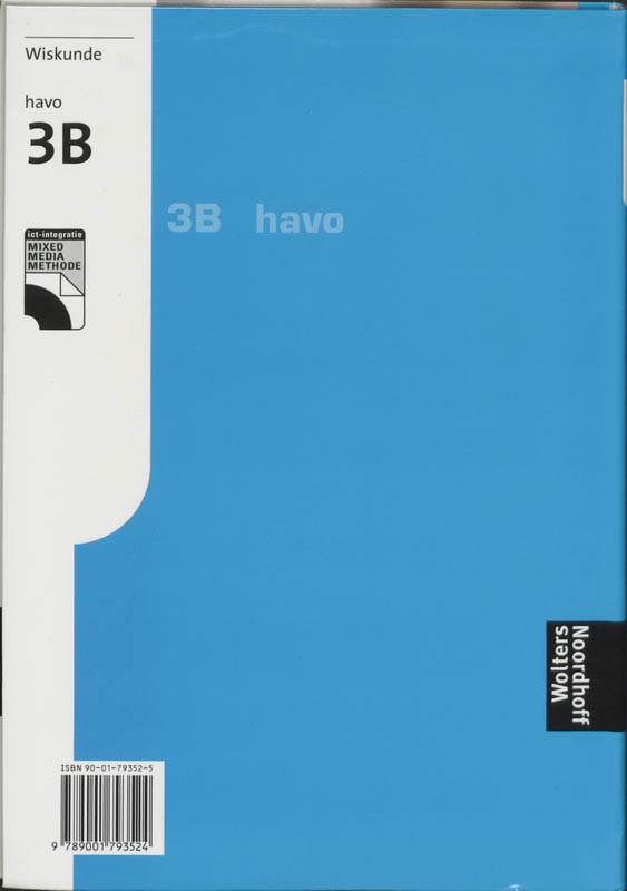 Achterkant van Leerboek