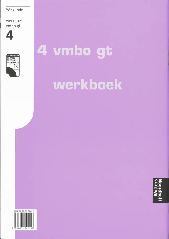 Achterkant van Werkboek