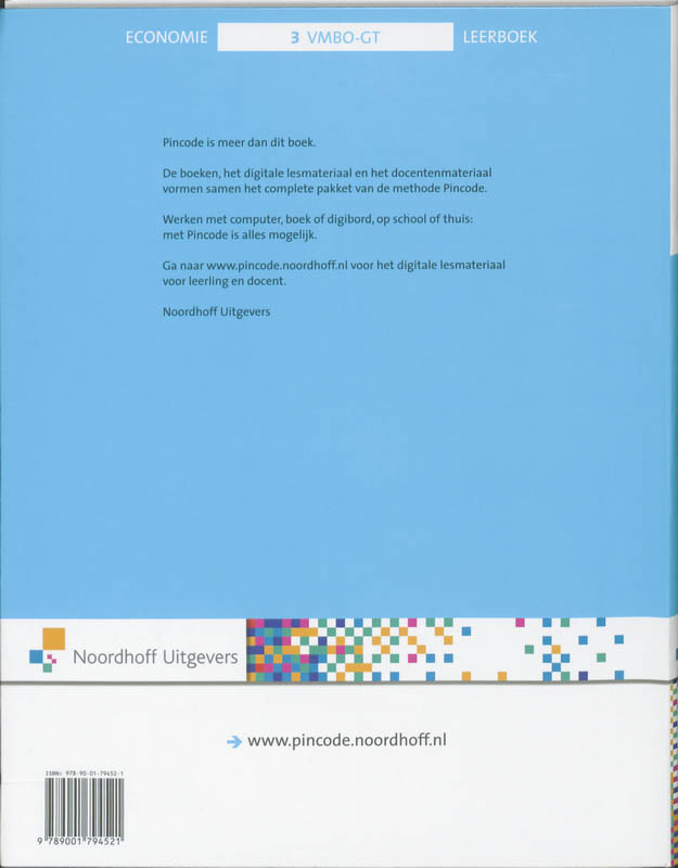 Achterkant van Leerboek