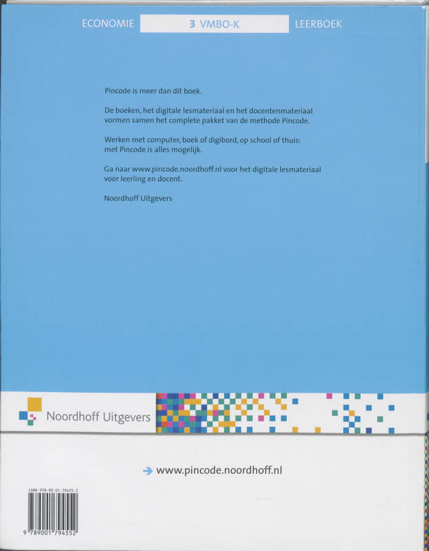 Achterkant van Leerboek