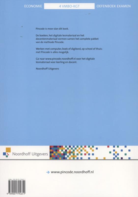 Achterkant van Oefenboek examen