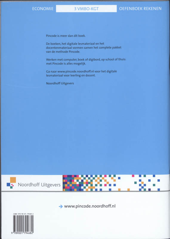 Achterkant van Oefenboek