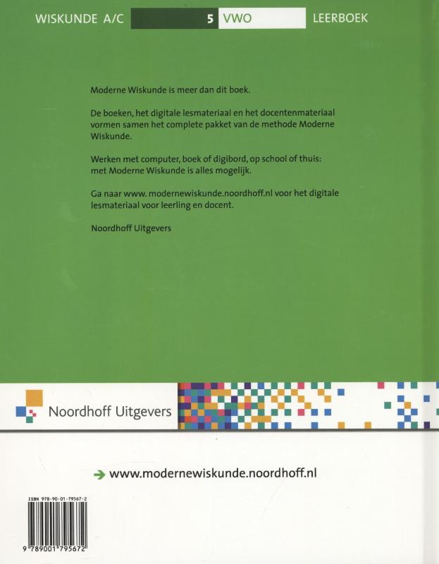 Achterkant van Leerboek