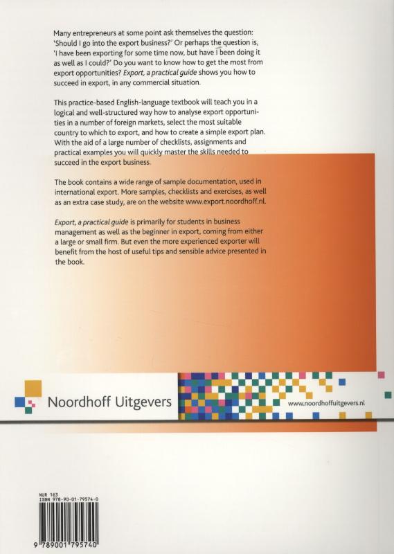 Achterkant van Export