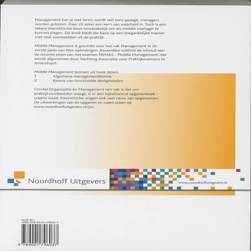 Achterkant van Middle Management