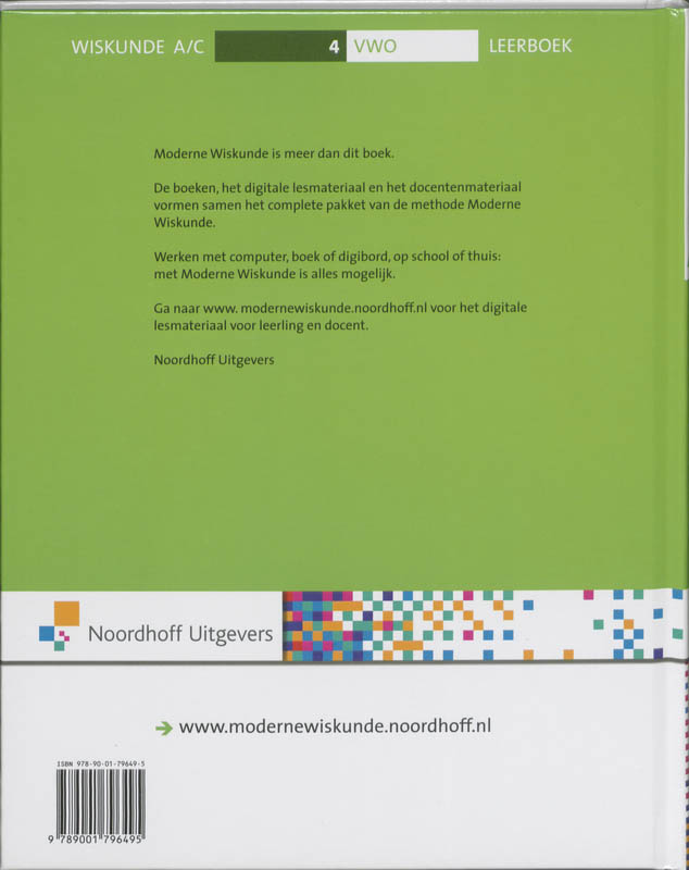 Achterkant van 4 vwo A/C