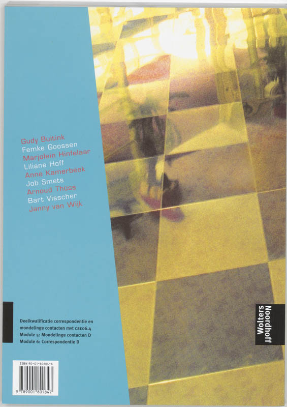 Achterkant van Werkboek 3B
