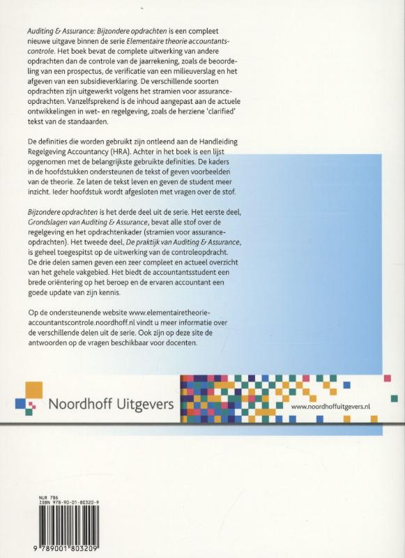 Achterkant van Bijzondere opdrachten