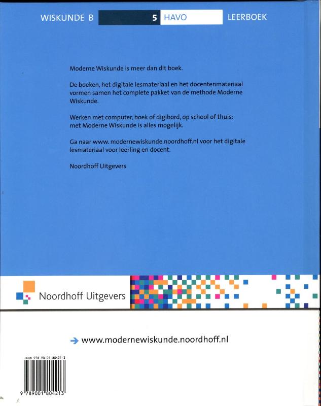 Achterkant van Leerboek