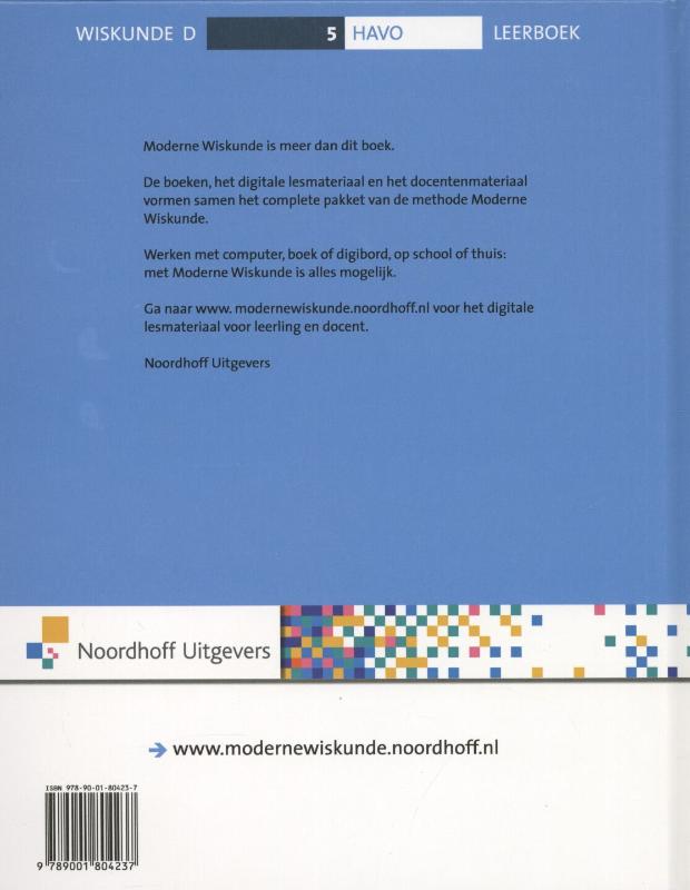 Achterkant van Leerboek