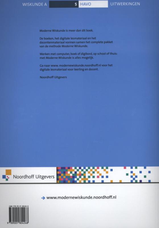 Achterkant van Uitwerkingen