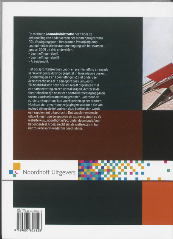 Achterkant van Loonheffingen 2 2011