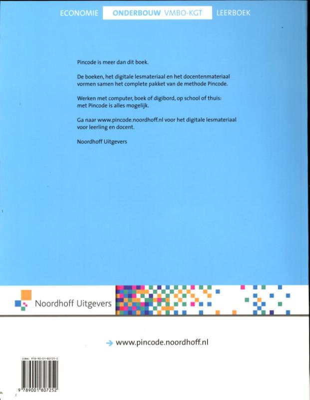 Achterkant van Leerboek
