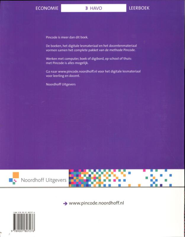 Achterkant van Leerboek