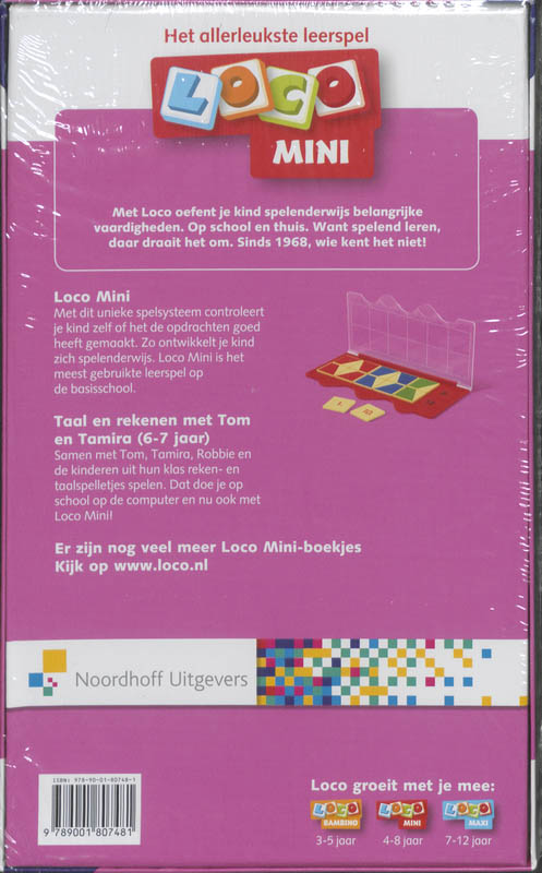 Achterkant van Taal en rekenen met Tom & Tamira