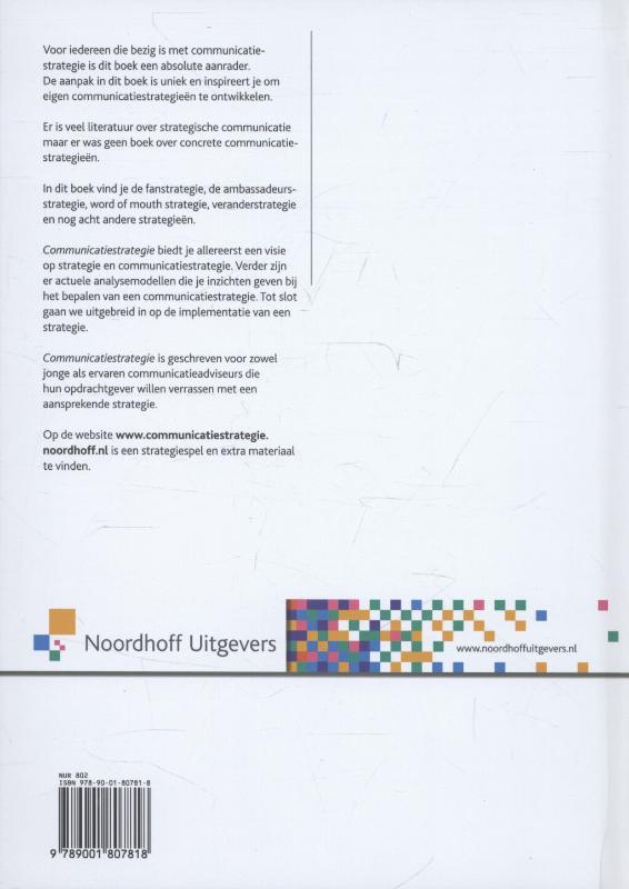 Achterkant van Communicatiestrategie