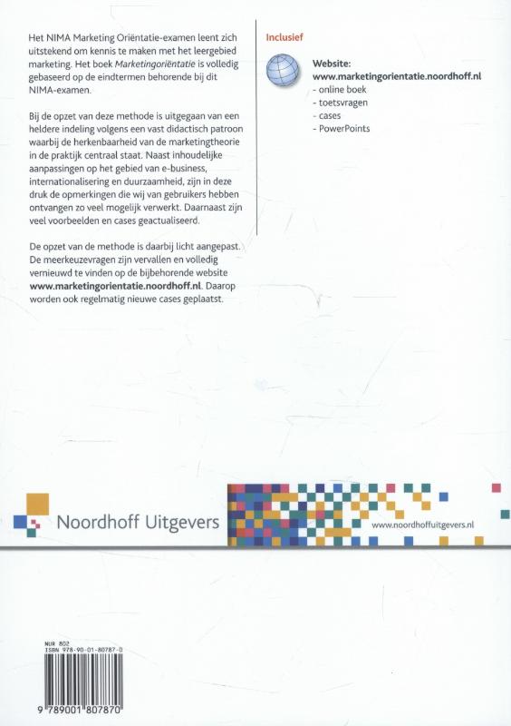 Achterkant van Marketingorientatie