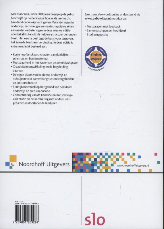 Achterkant van Laat maar zien