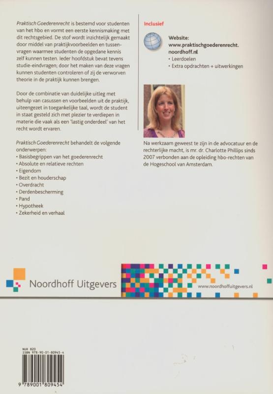 Achterkant van Praktisch goederenrecht