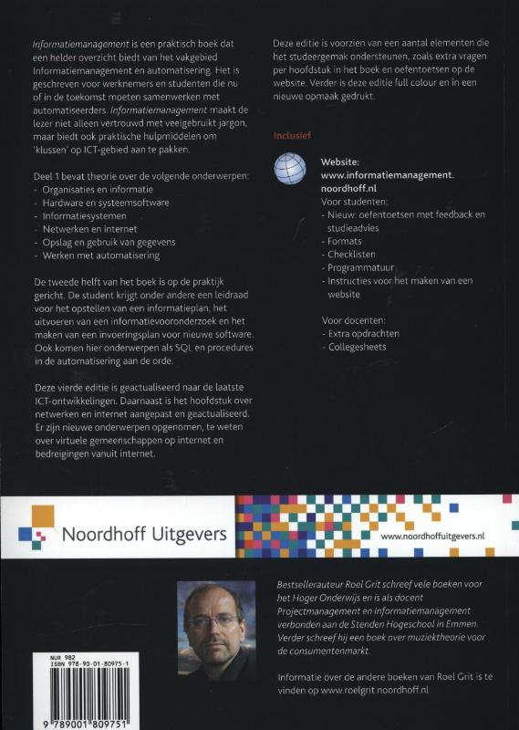 Achterkant van Informatiemanagement