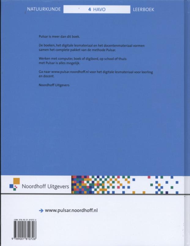Achterkant van Leerboek