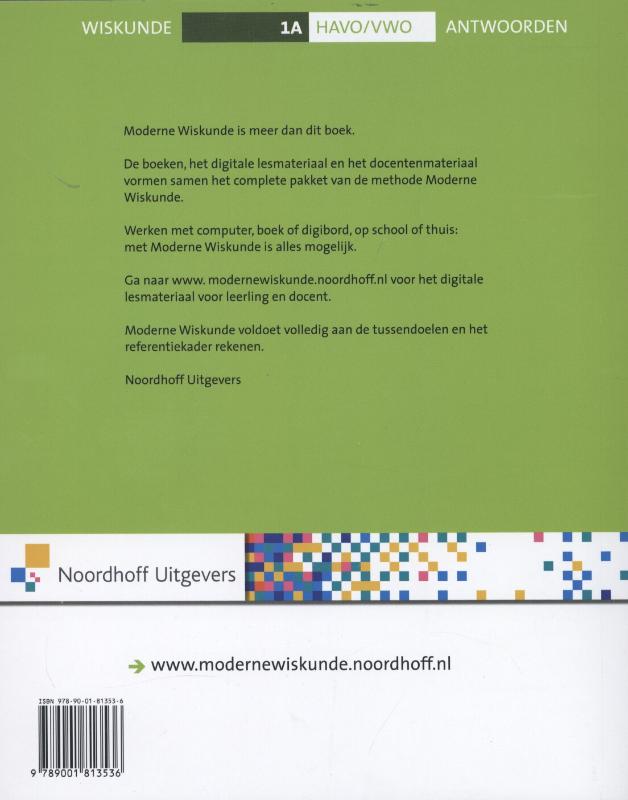 Achterkant van Antwoorden
