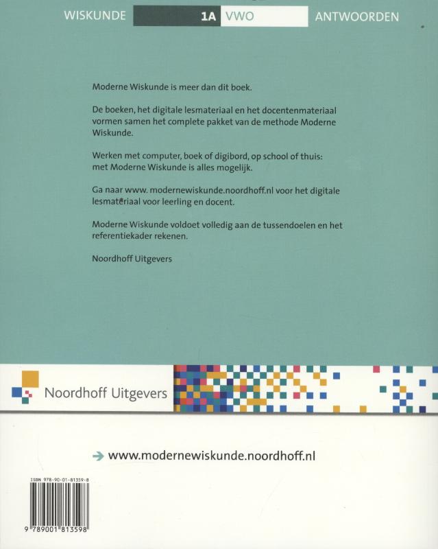 Achterkant van Antwoorden