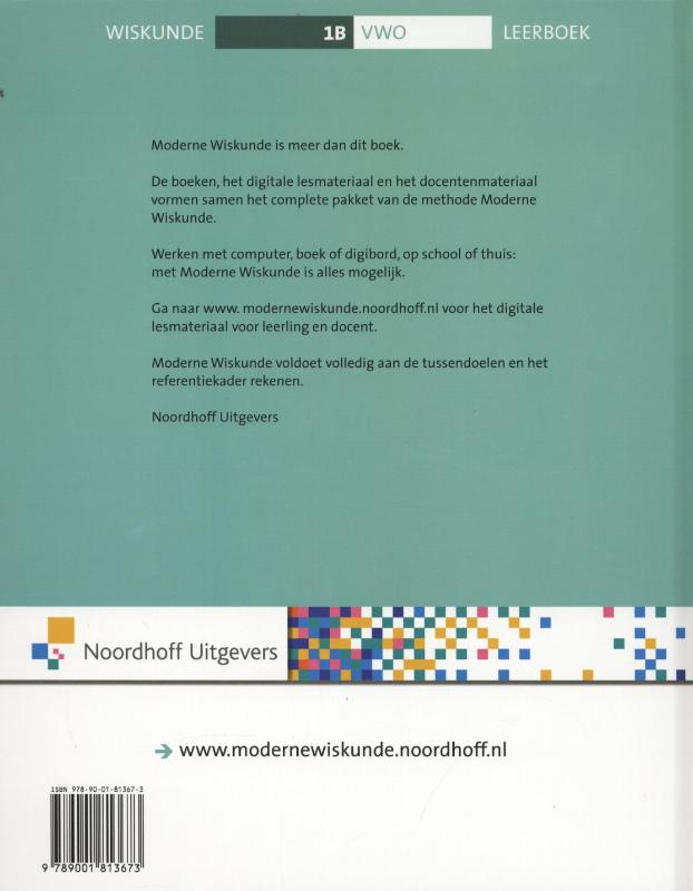 Achterkant van Leerboek