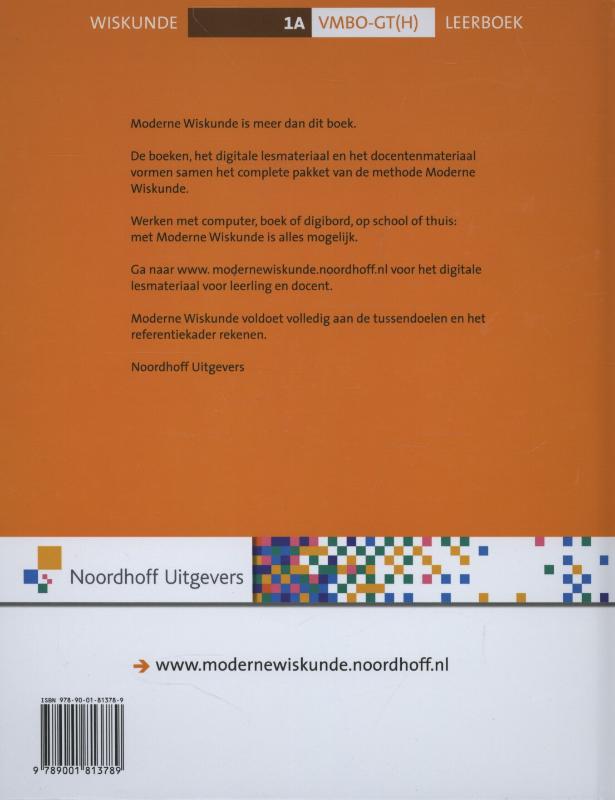 Achterkant van Leerboek