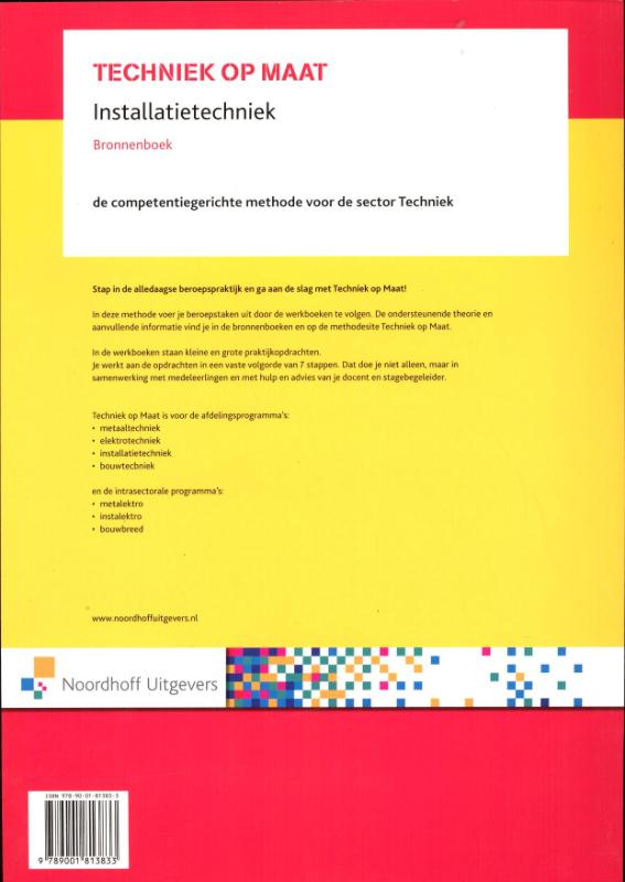 Achterkant van Bronnenboek